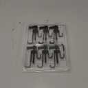 Stainless Steel Brick Wall Clips, Hooks Clamp Outdoor Heavy Duty 1-3/4" to 2-3/4" Hangers No Drill, 6 Packs