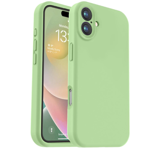 Vooii Compatible with iPhone 16 Case, Liquid Silicone Upgrade [Camera Protection] [Soft AntiScratch Microfiber Lining] Shockproof Phone Case for iPhone 16 6.1 inch  Matcha