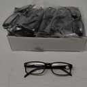 21 Pack Reading Glasses Bulk Adjustable Traditional Reading Glasses with Spring Hinge for Men Women