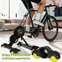 4 Pack Bike Trainer Rocker Feet, Indoor Bike Trainer Stand Rocker Feet Adapters, Indoor Cycling Snap Rocker Feet Adapters with 8 Pack Tennis Balls for Wahoo Kickr Core 1,Indoor Cycling Accessories