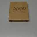 SIKOO 2.5x3.5 Vintage Picture Frames, Small Picture Frame, Wallet Size, Ornate Picture Frames, Mini Photo Frame, Table Top Display and Wall Mount, Antique Home Decor, Bronze