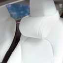 Car Neck Pillow for Tesla Model 3 Model Y Model S Model X Cybertruck Accessories Memory Foam Ergonomic Design Comfortable Headrest Cushion, 1 Piece, White