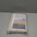 BGment 36 Inch Short Curtains for Small Window, Light Filtering Linen Burlap Textured Window Treatments Grommet Sheer Drapes for Kitchen Cafe, 2 Panels, Beige, 42 X 36 Inch