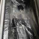 SUPERJARE 102 Inch Sofa Table with 2 Power Outlets and USB-C Ports, 5.9 Inch Narrow Console Table with Storage, Extra-Long, for Entryway Hallway Couch Behind Sofa, Small Spaces, Rustic Brown