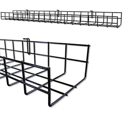 Northland Online Under Desk Cable Organizer 36 Inch Wire Tray | Under Table Cord Management Basket | Heavy Duty Steel