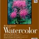 Strathmore 400 Series Watercolor Block, Cold Press, 9"x12" Bound (4 Sides), 15 Sheets/Block, White