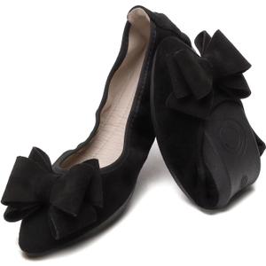 Stunner Women's Foldable Pointed Toe Ballet Flats Rhinestone Loafers Fashion Flats, 8
