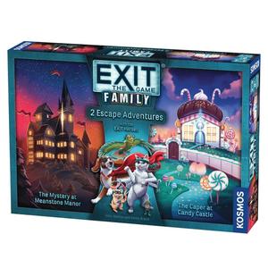EXIT: The Game - Family - 2 Escape Adventures, at-Home Escape Room, Co-Operative Game, Family Activity, Brainteasers, 2-4 Players