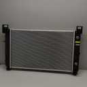 Radiator 28" Core | Compatible with 1999-2014 Chevy Silverado, Tahoe, Suburban, Sierra, Yukon 4.3L, 4.8L, 5.3L, 2002-2005 Escalade 5.3L | Transmission Oil Cooler | without rear climate control