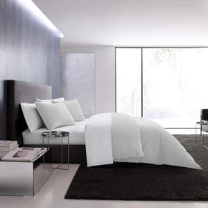 Vera Wang - Queen Comforter Set, Luxury Cotton Bedding Set with Matching Shams, Chic Room Essentials (Waffle Pique Queen, Moonlight Grey)