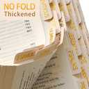 Bible Tabs Neutral Cream, Laminated Bible Tab with Label Women & Men, Christian Gifts, Large Print Bible Tabs for Easy Navigation, Bible Book Index Tabs Labels, Bible Study Supplies
