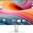 MSI PRO MP275W E2 27-inch IPS 1920 x 1080 (FHD) Gaming Office Monitor, 120Hz, Free-Sync, HDMI, DisplayPort, VGA Port, VESA Mountable, Tilt, Speaker, 4-Side Slim Bezel 1ms, White