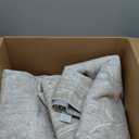 Collive Large Area Rug for Living Room 9x12, Neutral Boho Washable Area Rug 9x12 Non Slip Modern Farmhouse Bedroom Carpet Stain Resistant Ultra-Thin Low Pile Print Floor Mat for Dining Office - Beige