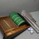 Golf Putting mat Green Indoor and Outdoor with Auto Ball Return,Game Practice Golf Gifts for Home, Office, Backyard Indoor Golf and Outdoor Use, Crystal Velvet Mat