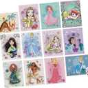 Spin Master Games, Disney Princess 12-Puzzle Bundle - Moana, Ariel, Mulan, Cinderella & More, with 48-Piece, 63-Piece, & 100-Piece Disney Puzzles for Kids, for Ages 4 & Up