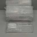 Tatuo 8 Pcs Cable Organizer with 80 Wire Ties, Plastic Cord Storage Charger Box Electronics Organizer with Adjustment Compartments Cable Storage for Drawer Home Office Desk Accessories (Clear)