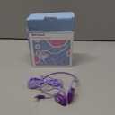 Kid Headphones for School, Air Conduction Open Ear Headphones, 3.5mm Jack Wired Cord, Ultra-Comfort, Ergonomic and Lightweight Design Perfect for School and Outdoor Activities-Purple