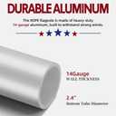 16FT Telescoping Flag Pole for Outside House,Extra Thick with US Flag