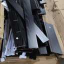 Black Tall 7 Drawer Dresser for Bedroom, Modern Wood Closet Dressers & Chests of Drawers with Jewelry Storage, 23.6" L*15.8" W*47.5" H in Large Vertical Dresser for Bedroom, Living Room, Nursery