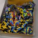 SHARLOVY Large Tough Chew Toys for Aggressive Chewers Large Breed, Heavy Duty Dental Rope Toys Kit for Medium Dogs,5 Knots Indestructible Cotton Puppy Teething Chew Tug Toy Set of 9