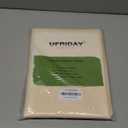 UFRIDAY Beige Shower Curtain Liner Premium PEVA 72 x72 inch,Heavy Duty Shower Curtain with 3 Weighted Magnets, Plastic Waterproof Grey Shower Curtains for Bathroom with 12 Hooks