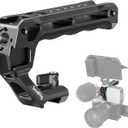 SmallRig Lightweight NATO Top Handle, Quick Release NATO Grip for DSLR Camera Cage, Universal Top Handle with 5 Cold Shoe Adapters (NATO Rail NOT Included) -3766