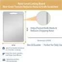 Titanium Cutting Board-Pure Titanium Cutting Boards For KitchenDouble-Sided Metal Cutting Board with Juice Groove, Separates Meat and Vegetables, Dishwasher Safe (Pattern 1410 Inch)