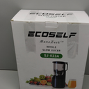 ECOSELF Juicer Machines, 5.3" Large Mouth Feed Chute with Self Feeding & Hands-Free Design, Juice Extractor Machine for Fruit & Leafy Greens, Juicer Machine Easy to Clean