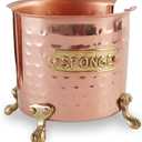 Mud Pie Kitchen Sponge Holder Caddy, Copper