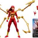 Marvel Legends Series Magic: The Gathering Mary Jane Watson (Iron Spider), 6-Inch Spider-Man Action Figure & Exclusive Foil Collectible Card Game Trading Card
