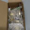 Karlstone 1 Pack Passage Door Knob, Gold Door Knob Closet,Door Handle No Key for Hallway and Brass Door Knobs, Round Gold Door Handles