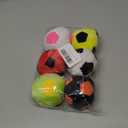 6 Pack Soccer Footbag Balls Soft Plush Fleece Juggling Bags for Adults & Kids Durable 32-Panel Spiral Design Ideal for Foot Coordination, Outdoor Play, Party Favors & Stress Relief.
