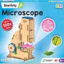 Smartivity Microscope 100x Zoom STEM Toy for Kids Age 8 to 14 Years Old | Cool Birthday Gifts Ideas for Boys & Girls | DIY Science Toys for 8,9,10,11,12,13,14 Years I Wooden Engineering Game