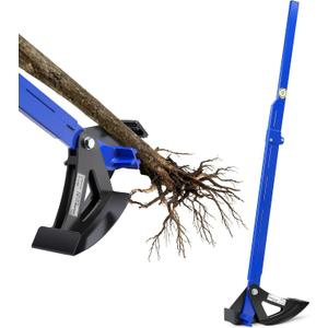 Sapling Puller Tool - Heavy Duty Tree Root Puller for to 2" Woody Stems | Fully Uproots Trees & Shrubs | Ergonomic Garden Tool for Landscaping, Farming, Forestry