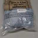 Threlaco 6 Pack Adult Bibs for Men and Women Elderly Senior Washable Clothing Protector with Crumb Catcher Large Towel Bibs for Special Needs Adult and Disabled Adjustable Reusable