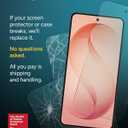ZAGG Glass+ Samsung Galaxy S26 Ultra Screen Protector - Impact & Shatter Protection, 3x Stronger Tempered Glass, Fingerprint Scanner Compatible, Scratch Resistant, InvisibleShield, Easy Installation