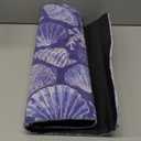 Coastal Beach Door Mat, Blue Ocean Coral Shell Starfish Welcome Mats Doormat for Front Door Porch Indoor Outdoor Entrance Entryway, Beach Themed Bath Mat, 17x30 Inch