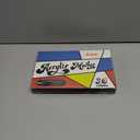 alchilalart Acrylic Paint Markers, 24 Color Fine Tip Permanent Acrylic Paint Pens For Rock Painting, Canvas, Wood, Glass, Ceramic, Fabric, Plastic, Egg, Scrapbook, Art Painting Supplies Kit