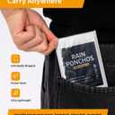 Hitituto Rain Ponchos for Adults - Extra Long Emergency Poncho with Hood, 6/12/24 Family Pack Raincoat, Home Survival Kits (Yellow)