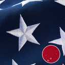 American Flag 4x6 ft Heavy Duty TearProof Series, All Weather High Wind US Flag, Premium Spun Polyester with Embroidered Stars, Sewn Stripes, Brass Grommets for Outdoor Use