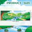 Moukeren 16 x 8.5 ft 2026 Emerald Isle Backdrop for Irish Ireland Sheep Background Large Pastoral Countryside Fabric Farm Decor for Vbs Vacation Bible School Wall Crafts Home Photo Studio Props