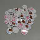 Landical 60 Pcs Boots or Bows Gender Reveal Pins, Funny Baby Shower Team Boots or Bows Gender Reveal Decorations for Party Supplies Blue and Pink Team Button Pins Games Decorations