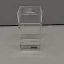 Jumping Spider Enclosure - Acrylic Terrarium Habitat for Spiders, Tarantulas, Snail, Mantis, Lizard, and Small Reptiles, Magnetic Doors (3x3x6 inch)