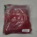 Ladmous Womens Casual Long Sleeve Half Zip Sweatshirt Lapel Drawstring Oversized Pullover Tops with PocketsS-2XL (Red)