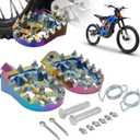 AnXin Foot Pegs Motorcycle Universal CNC Footpeg Footrest for PW 50 80 TW 200 CR CRF XR 50 70 80 100 110 KLX 110 TTR 90 90E - Quenching