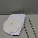 SINBEE Balloon Arch Stand, Balloon Arch Kit of 2, 7 Feet Height Adjustable Metal Balloon Column Stand for Party Decorations Wedding Birthday, Graduation Party Decoration, Baby Shower, Silver