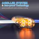 3-10 Mil Commercial Laminator Machine with Laminating Sheets, 4-Roller Jam-Free Thermal Laminator Machine 11x17, Fast Warm-up 13 Inch Laminating Machine, Hot Lamination Machine for Office School Home