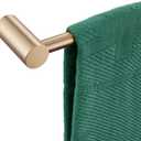 KOKOSIRI Towel Bars Champagne Bronze for Bathroom Wall Mounted 36-Inch Bath Towel Holder Single Rod Stainless Steel Bathroom Hardware, B4007CPG-L36