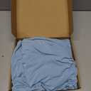 Queen Size 4 Piece Sheet Set - Comfy Breathable & Cooling Bed Sheets Set, Soft and Wrinkle Free, Deep Pockets, Easy & Secure Fit, Hotel Luxury Bedding for Women, Men - Oeko-Tex - Light Blue