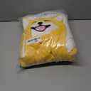 Animal Onesie Costumes for Kids Adults Cosplay Halloween for Boys Girls Womens Warm Plush One Piece (Yellow)